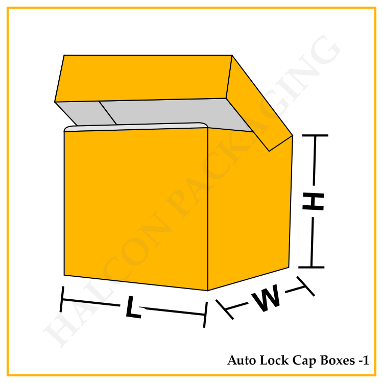 Auto Lock Cap Packaging  Custom Cardboard Boxes USA