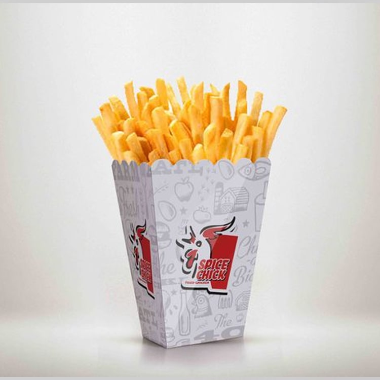 Custom French Fries Boxes  Packaging Wholesale With Logo